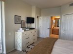 Master bedroom with attached bathroom